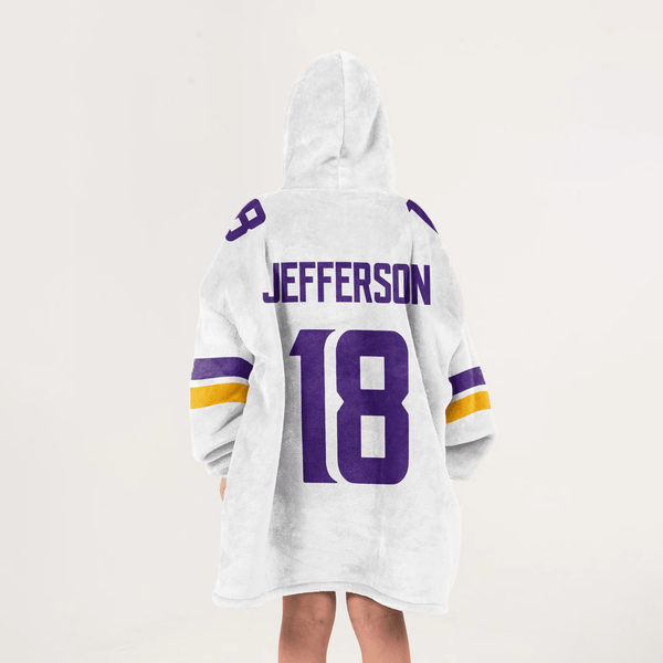 Captain 18 Minnesota Football Unisex Blanket Hoodie