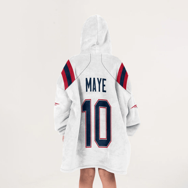 10 New England Football Unisex Blanket Hoodie