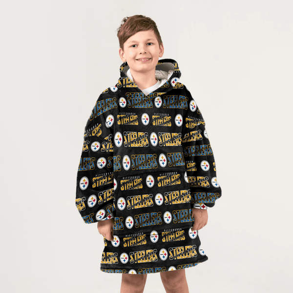 Pittsburgh Football Unisex Blanket Hoodie