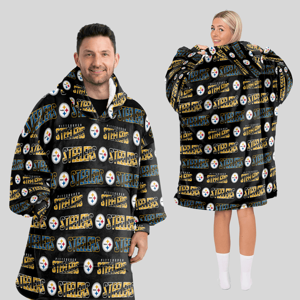 Pittsburgh Football Unisex Blanket Hoodie