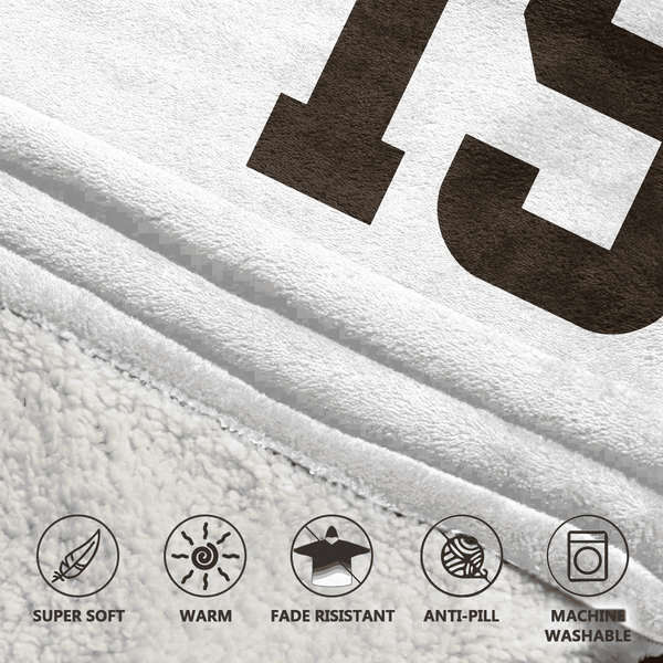 J.F 15 Cleveland Football Unisex Blanket Hoodie