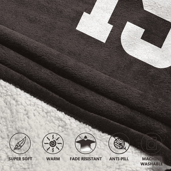 Captain J.F 15 Cleveland Football Unisex Blanket Hoodie