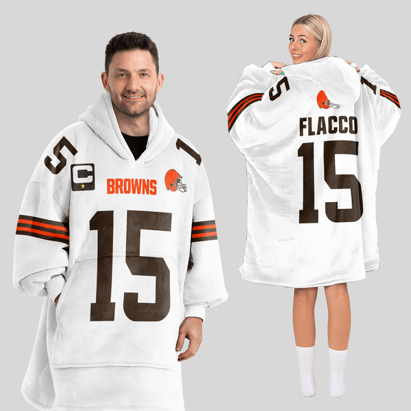 Captain J.F 15 Cleveland Football Unisex Blanket Hoodie