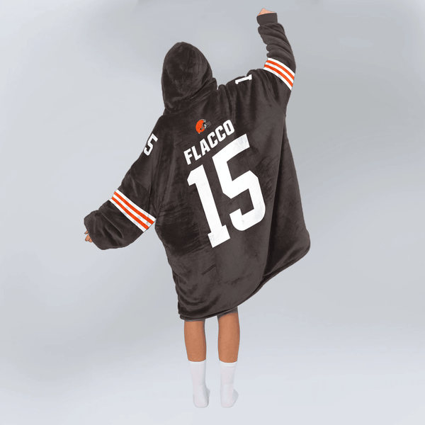 Captain J.F 15 Cleveland Football Unisex Blanket Hoodie