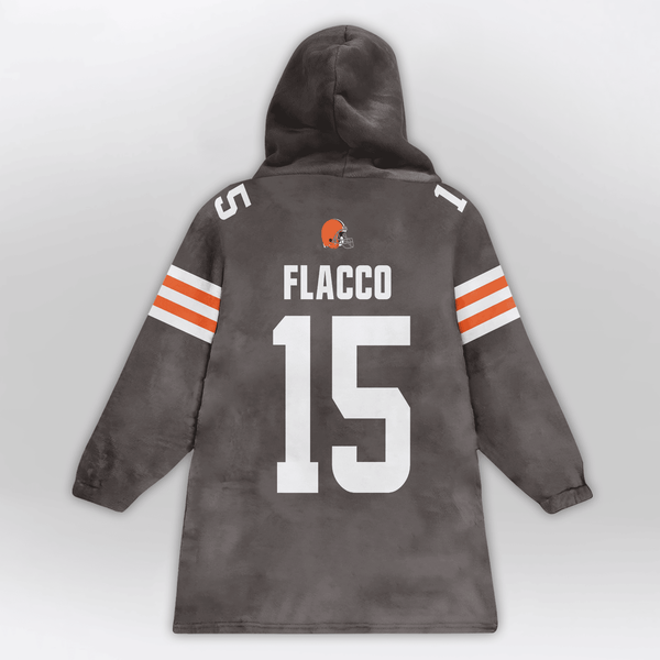 Captain J.F 15 Cleveland Football Unisex Blanket Hoodie