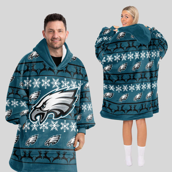 Ugly Philadelphia Football Unisex Blanket Hoodie