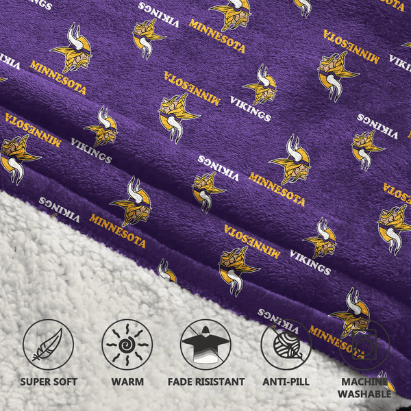 Minnesota Football Unisex Blanket Hoodie