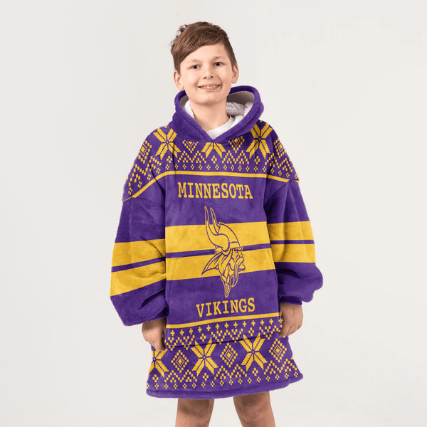 Ugly Minnesota Football Unisex Blanket Hoodie