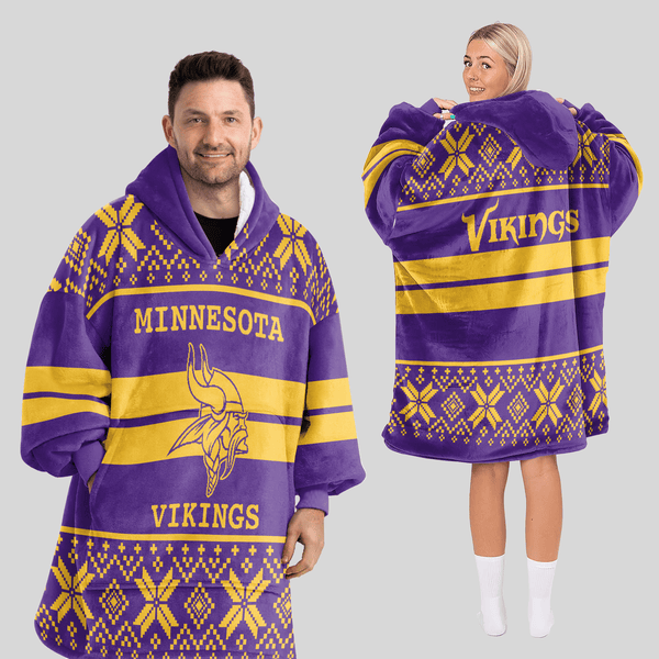 Ugly Minnesota Football Unisex Blanket Hoodie