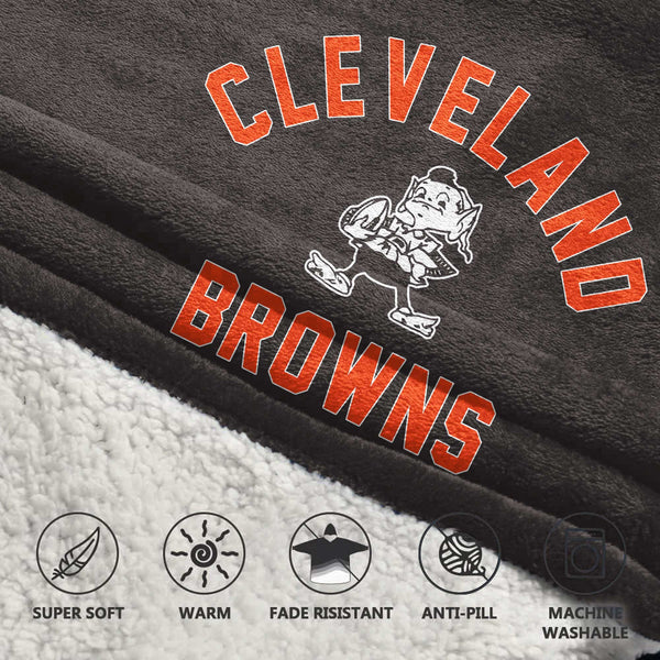 Q.J 10 Cleveland Football Unisex Blanket Hoodie