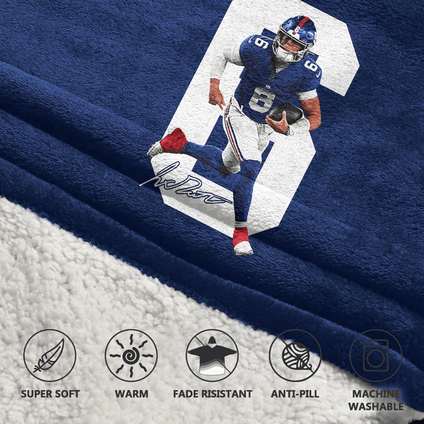 J.D 6 New York G Football Unisex Blanket Hoodie