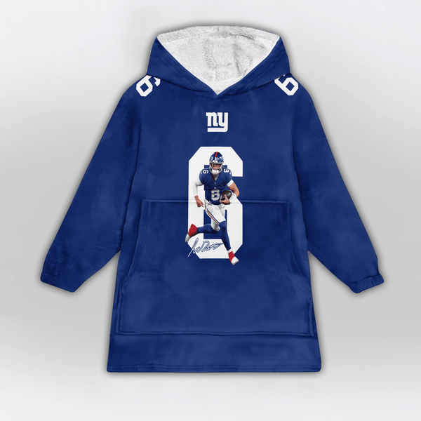 J.D 6 New York G Football Unisex Blanket Hoodie