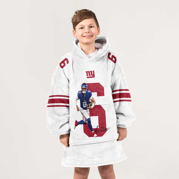 J.D 6 New York G Football Unisex Blanket Hoodie