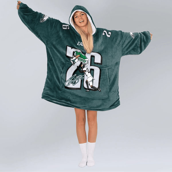 S.B 26 Philadelphia Football Unisex Blanket Hoodie