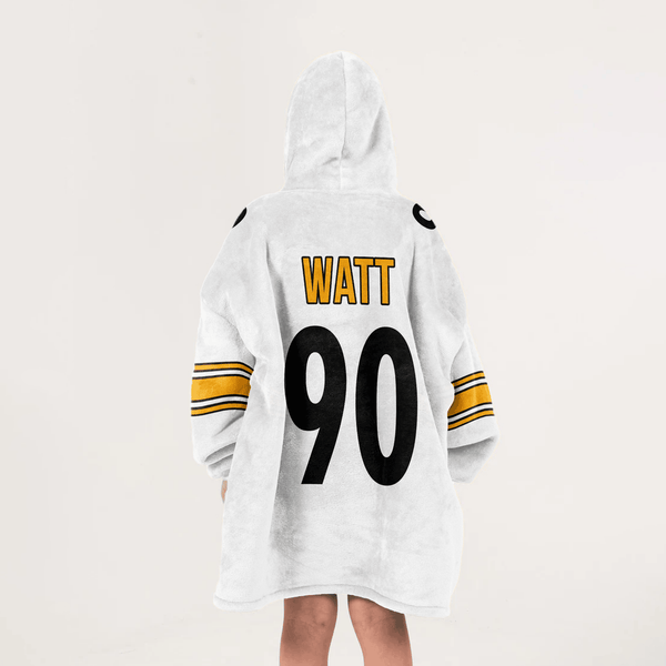 T.J.W 90 Pittsburgh Football Unisex Blanket Hoodie