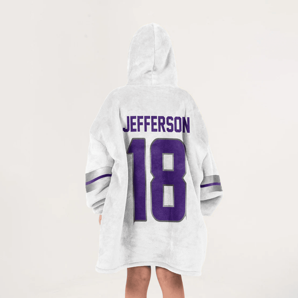J.J 18 Minnesota Football Unisex Blanket Hoodie