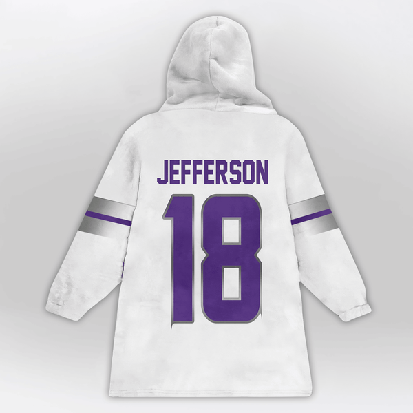 J.J 18 Minnesota Football Unisex Blanket Hoodie