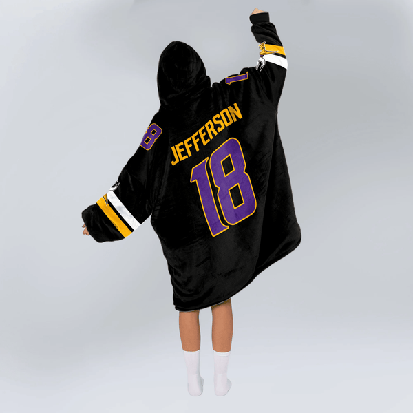 J.J 18 Minnesota Football Unisex Blanket Hoodie