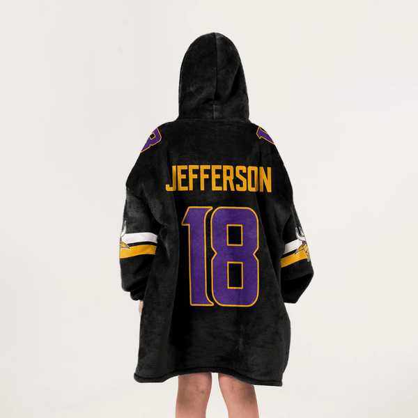 J.J 18 Minnesota Football Unisex Blanket Hoodie