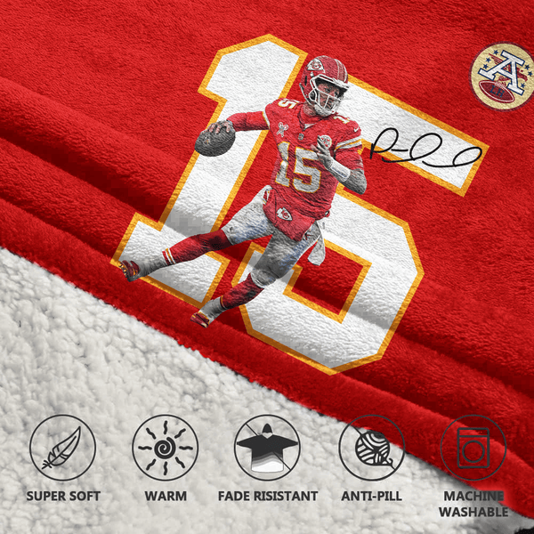 P.M 15 Kansas City Football Unisex Blanket Hoodie