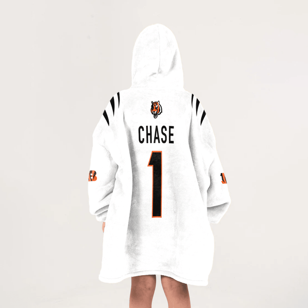 J.C 1 Cincinnati Football Unisex Blanket Hoodie