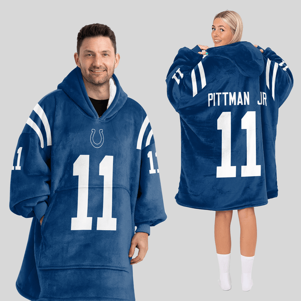 M.P 11 Indianapolis Football Unisex Blanket Hoodie