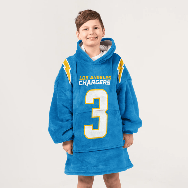D.J 3 Los Angeles Football Unisex Blanket Hoodie