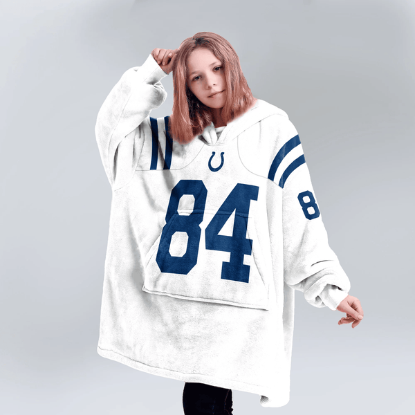T.W 84 Indianapolis Football Unisex Blanket Hoodie