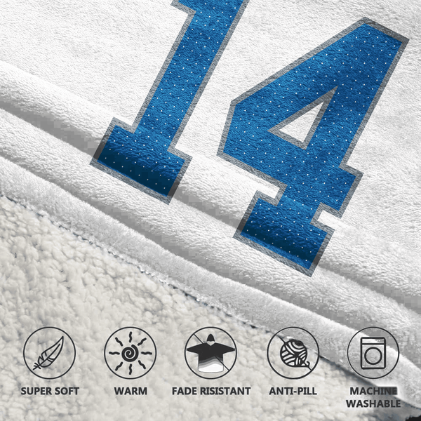 S.B 14 Detroit Football Unisex Blanket Hoodie