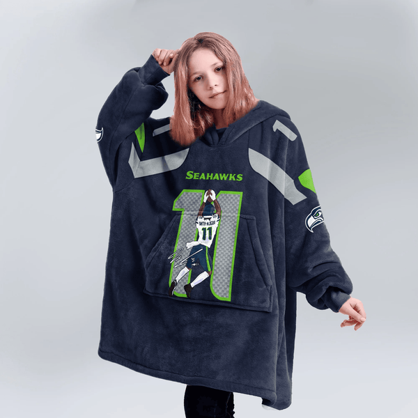 S.N 11 Seattle Football Unisex Blanket Hoodie