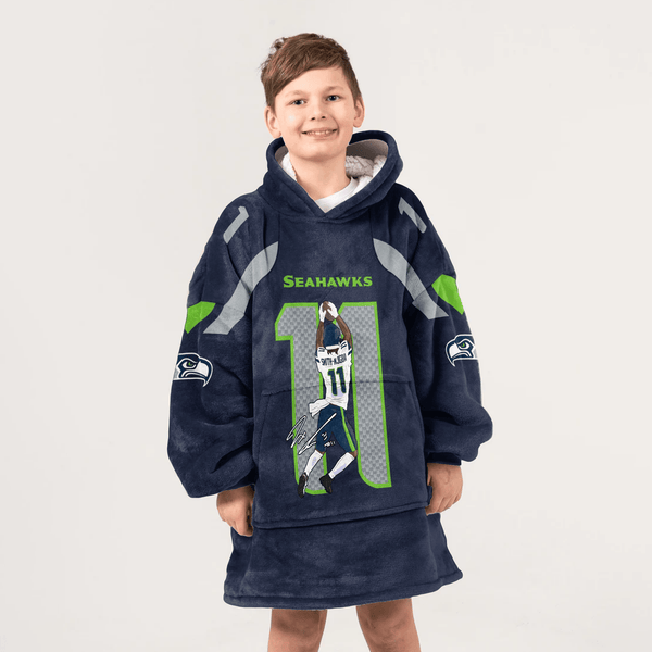 S.N 11 Seattle Football Unisex Blanket Hoodie