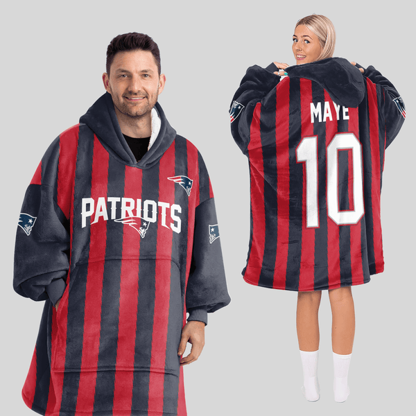 D.M 10 New England Football Unisex Blanket Hoodie
