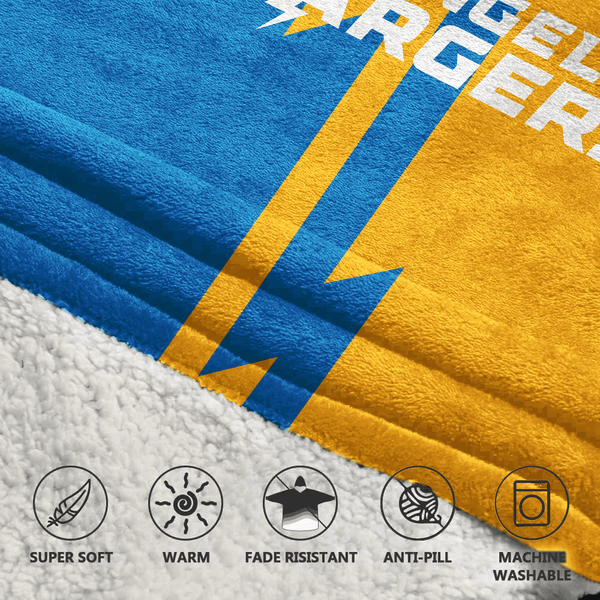 J.H 10 Los Angeles Football x Football Unisex Blanket Hoodie