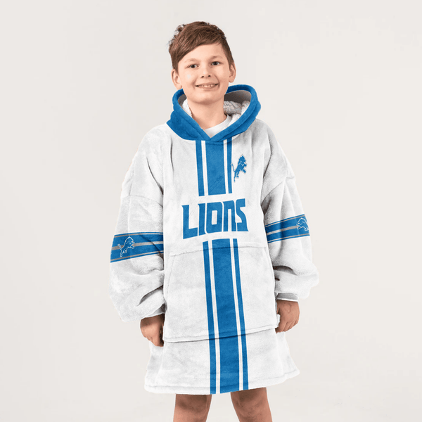 J.G 0 Detroit Football x Football Unisex Blanket Hoodie