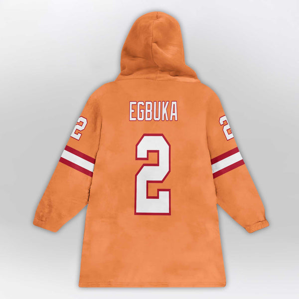E.E 2 Tampa Bay Football Unisex Blanket Hoodie