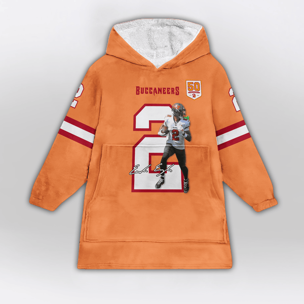 E.E 2 Tampa Bay Football Unisex Blanket Hoodie