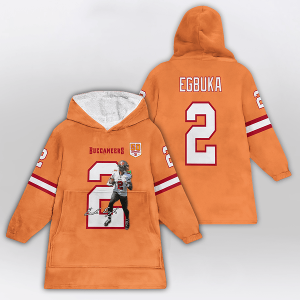 E.E 2 Tampa Bay Football Unisex Blanket Hoodie