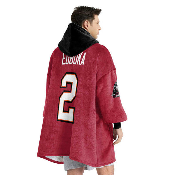 E.E 2 Tampa Bay Football Unisex Blanket Hoodie