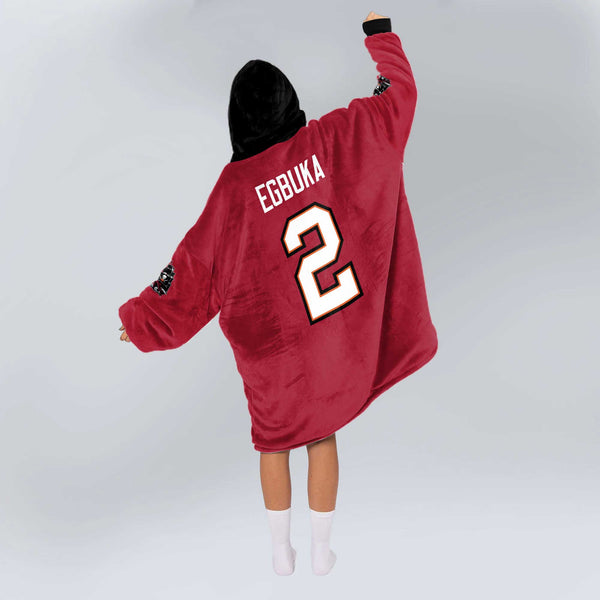 E.E 2 Tampa Bay Football Unisex Blanket Hoodie