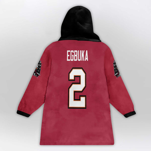 E.E 2 Tampa Bay Football Unisex Blanket Hoodie