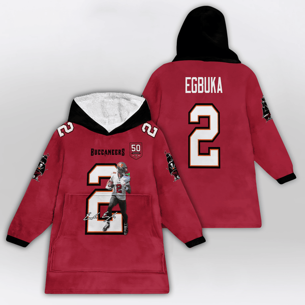 E.E 2 Tampa Bay Football Unisex Blanket Hoodie