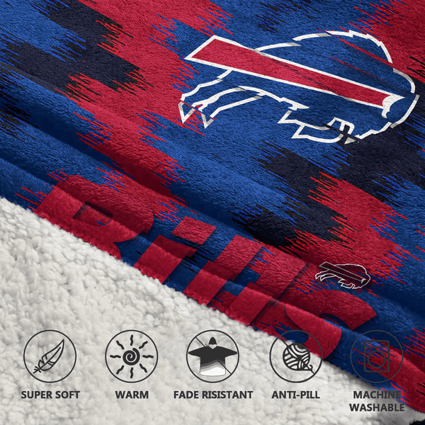 J.A 17 Buffalo Football Unisex Blanket Hoodie
