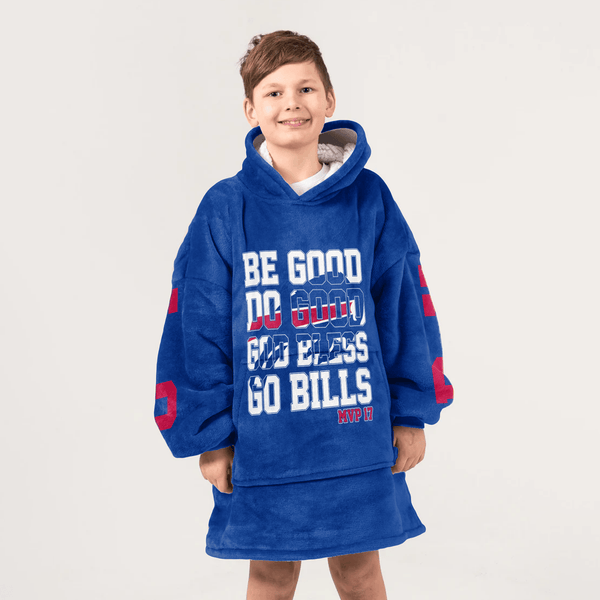 Buffalo Football Unisex Blanket Hoodie