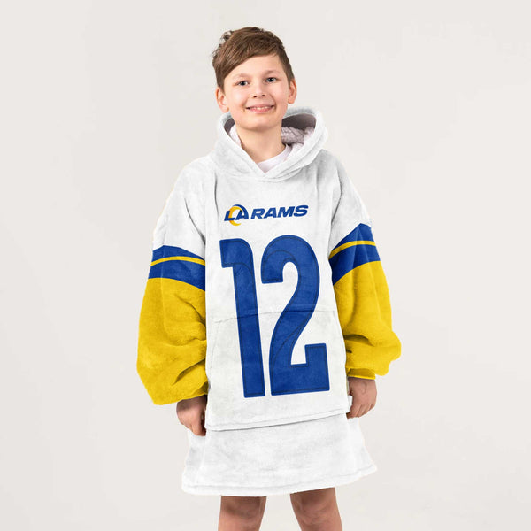 P.N 12 Los Angeles R Football Unisex Blanket Hoodie