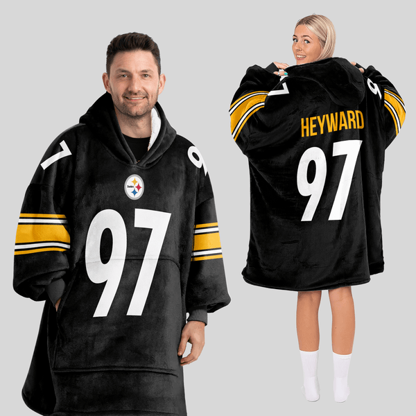 97 Pittsburgh Football Unisex Blanket Hoodie
