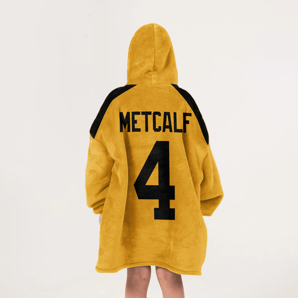 D.M 4 Pittsburgh Football Unisex Blanket Hoodie