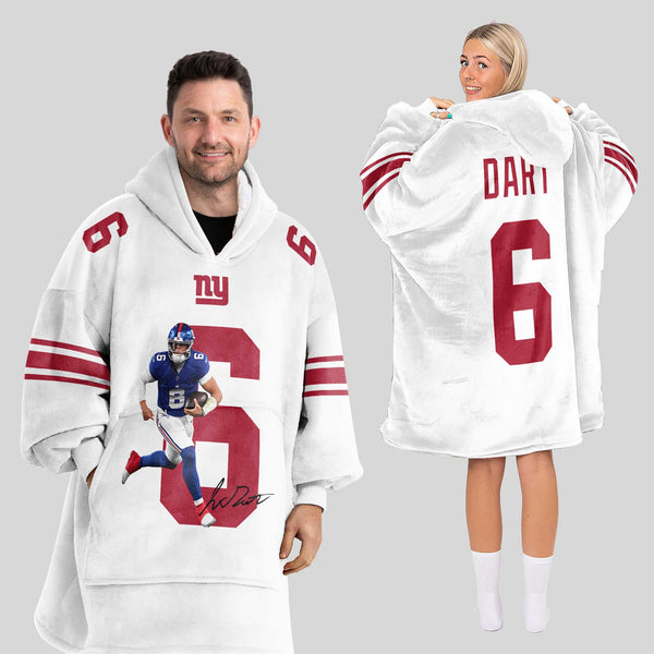 J.D 6 New York G Football Unisex Blanket Hoodie