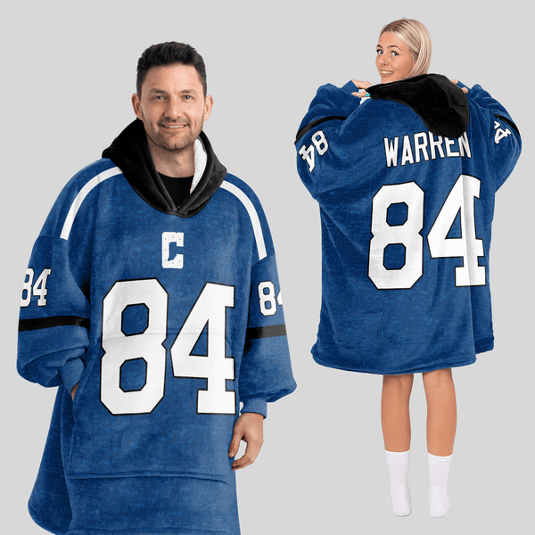 T.W 84 Indianapolis Football Unisex Blanket Hoodie