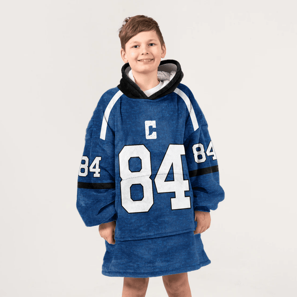 T.W 84 Indianapolis Football Unisex Blanket Hoodie