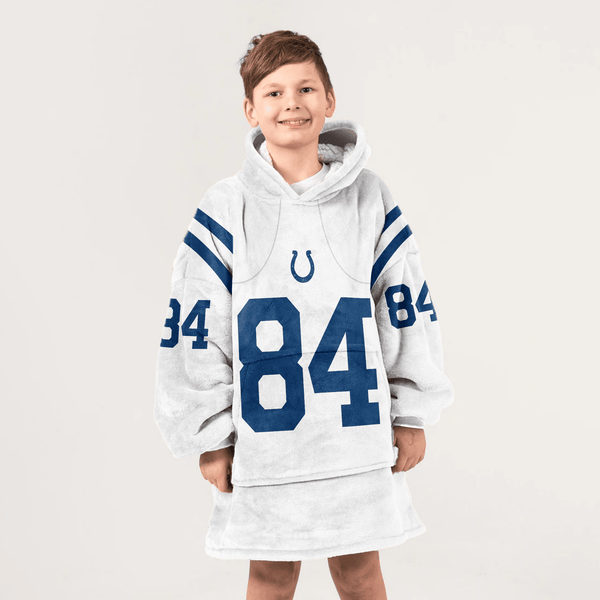 T.W 84 Indianapolis Football Unisex Blanket Hoodie